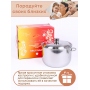 Кастрюля Амет Классика 5л 1с395 с металлической крышкой, прутковая ручка