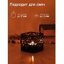 Подсвечник-трансформер куб 1 цвет черный 