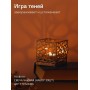 Подсвечник-трансформер куб 1 цвет хром 