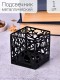 Подсвечник-трансформер куб 3 цвет черный 