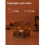 Подсвечник-трансформер куб 3 цвет хром 