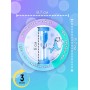 Часы песочные детские на присоске тип 3 исп. 2 "Акула", часы синие