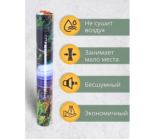 Обогреватель настенный Домашний очаг Водопад 500Вт