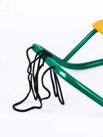 Санки Ветерок 1 В1/32 зеленые, со спинкой