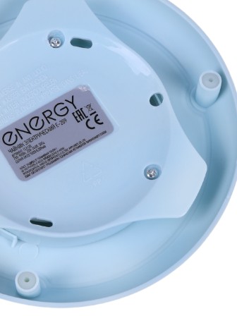 Чайник ENERGY Е-209 1,0л 0,8кВт, диск - БЕЛО-ГОЛУБОЙ