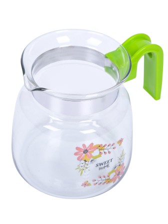 Кувшин MALLONY PENTOLA-1200, 1,2 л -- салатовая ручка, Sweet Home