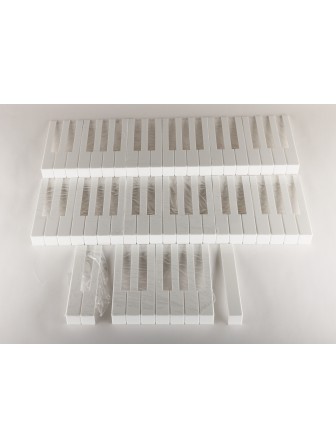 Накладки на клавиши пианино комплект 52 шт белые