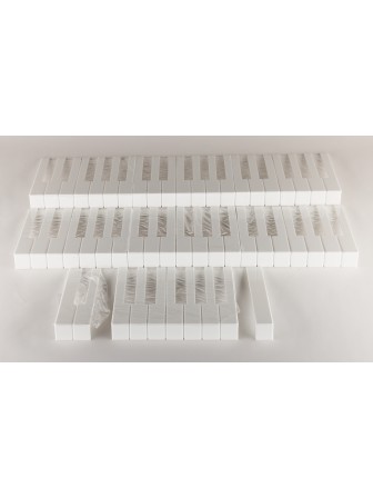 Накладки на клавиши пианино комплект 52 шт белые