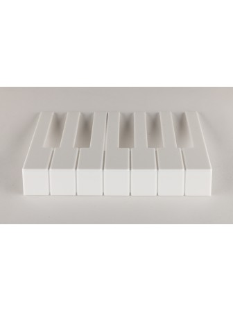 Накладки на клавиши пианино комплект 52 шт белые