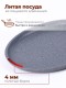 Сковорода блинная Premium (grey) 12901 22см антипригарная с несъемной ручкой