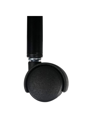 Этажерка Ладья 35КС черная, на колесиках Э410Ч