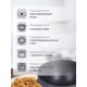 Казан для плова Гранит star 8л, антипригарный с крышкой 58803