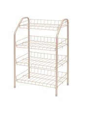 Этажерка для обуви с 4 полками ЭТ2/БЖ бежевый металлик