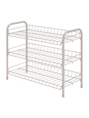 Этажерка для обуви с 3 полками ЭТ5/БЖ бежевый металлик