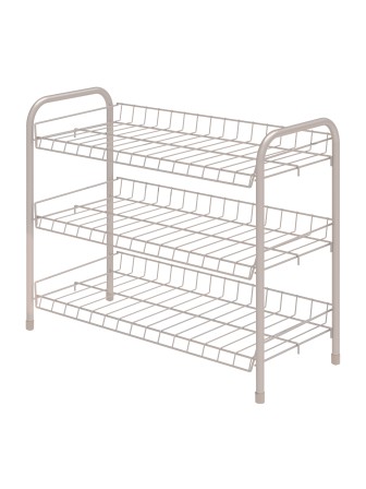 Этажерка для обуви с 3 полками ЭТ5/БЖ бежевый металлик