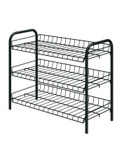 Этажерка для обуви с 3 полками ЭТ5/Ч черная