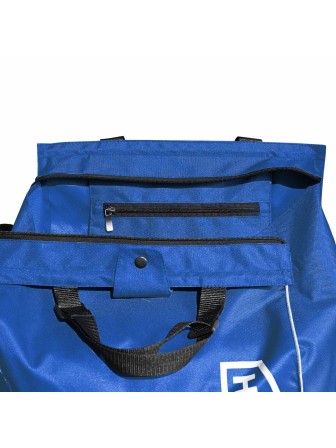 Сумка хозяйственная на колёсах СХ3/3 цвет морская волна