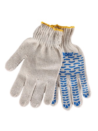 Перчатки х/б с ПВХ Волна