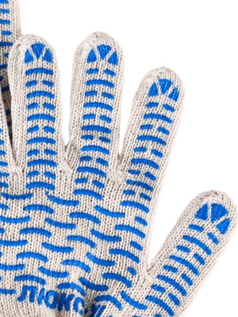 Перчатки х/б с ПВХ Волна, 5 пар