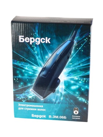 Машинка для стрижки Бердск В.ЭМ.06Б 12Вт, 4насадки