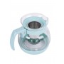 Чайник заварочный MALLONY Mentolo-950 0,95л стекло рисунок из розовых цветов