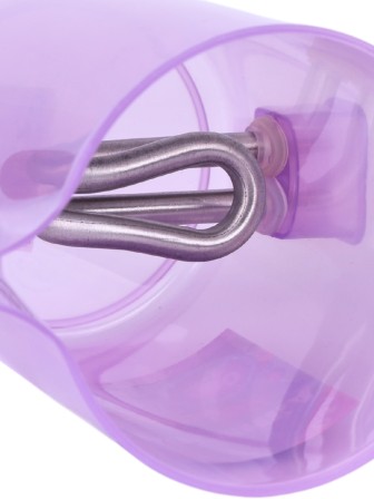 Чайник Росинка 0,5л 0,6кВт, спираль СИРЕНЕВЫЙ прозрачный