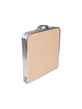 Комплект складной походной мебели Ника ССТ-К2/10 стол+4 стула, кофе с молоком/камуфляж коричневый