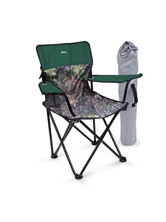 Стул складной с подлокотниками туристический Ника Премиум 5 ПСП5/3, дубовые листья