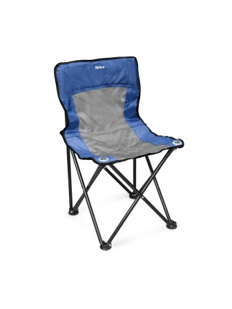Стул складной туристический Ника Премиум 1 ПСП1/СС синий/серый