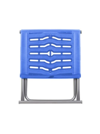 Стул складной с пластиковым сиденьем походный Ника ПСП4И, индиго