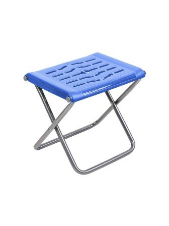 Стул складной с пластиковым сиденьем походный Ника ПСП4И, индиго