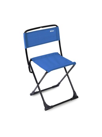 Стул складной походный со спинкой Ника ПС3/С синий