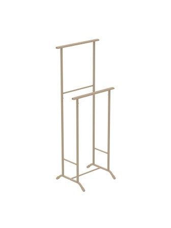 Вешалка напольная для полотенец Ника ВПЛ1/БЖ бежевый металлик