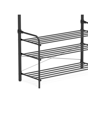 Вешалка напольная Ника ВПШ1/Ч черная