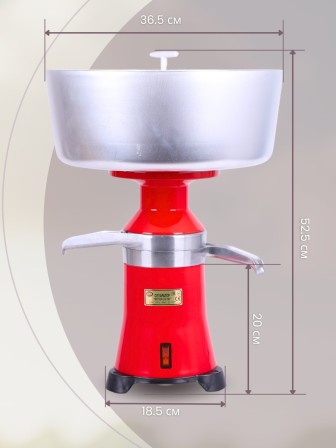 Сепаратор для молока "Мотор Сiч" СЦМ-100-15, 60Вт, 100л/ч, емкость 12 л