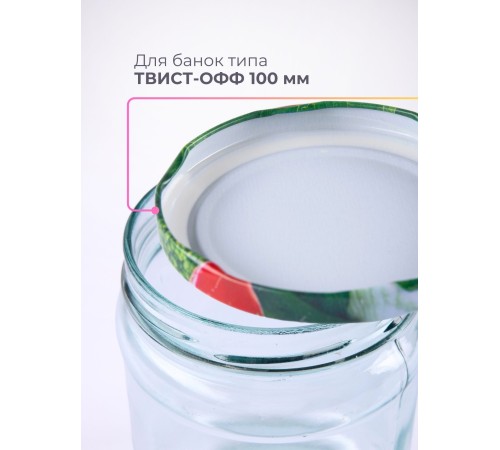 Крышка ТВИСТ-100 Полинка литография, 15 шт