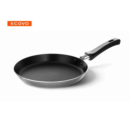 Блинница Scovo Brilliant BR-043СЕ, 22 см, без крышки 