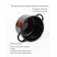 Кастрюля эмалированная 1,5 л, Стальэмаль 1с15с/1, Рябина, черный