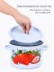 Кастрюля эмалированная 4,5 л, Стальэмаль 1с17с, Клубника садовая, серо-голубой