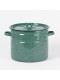 Кастрюля эмалированная 9 л, Стальэмаль 2с200, без рисунка, изумрудный, с зерном