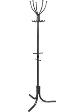 Вешалка напольная для одежды Ника Комфорт ВК5, цвет черный