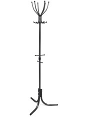 Вешалка напольная для одежды Ника ВК6, цвет черный