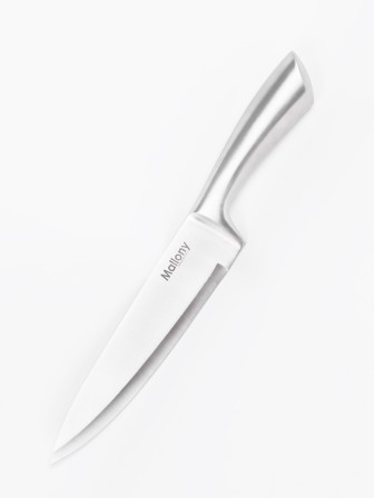 Нож кухонный Mallony MAESTRO MAL-02M поварской 20 см, цельнометаллический