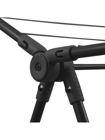 Сушилка для белья Ника СБ8П/Ч напольная, 2 уровня, разное направление прутьев