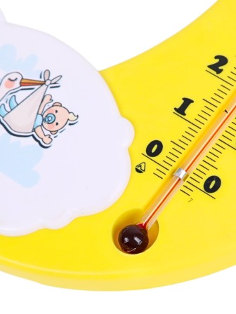 Термометр  комнатный П-17 "Месяц" желтый