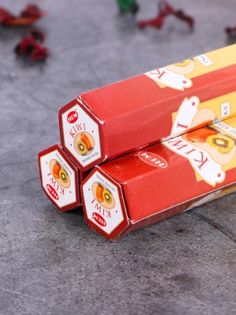 Благовония HEM, шестигранники, Киви (Kiwi) , 3 шт