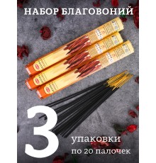 Благовония HEM, шестигранники, Драгоценная Корица (Precious Cinnamon), 3 шт