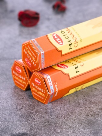 Благовония HEM, шестигранники, Драгоценная Корица (Precious Cinnamon), 3 шт