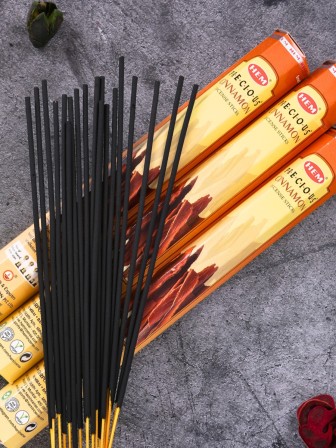 Благовония HEM, шестигранники, Драгоценная Корица (Precious Cinnamon), 3 шт