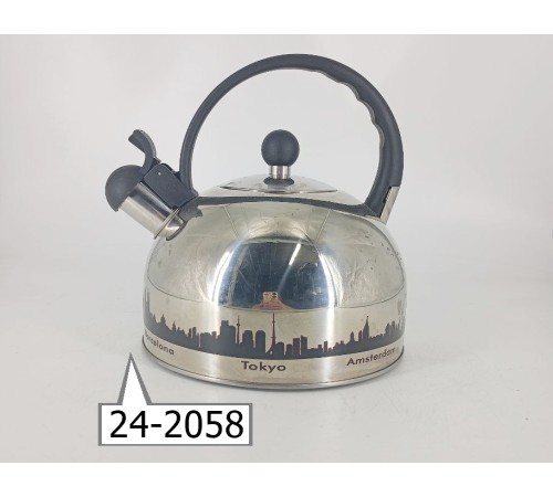 Уценка! Чайник для плиты со свистком 2,8 л MALLONY MAL-CITY-01 Уценка! Чайник для плиты со свистком 2,8 л MALLONY MAL-CITY-01